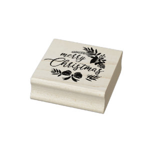 Sello De Caucho Navidades