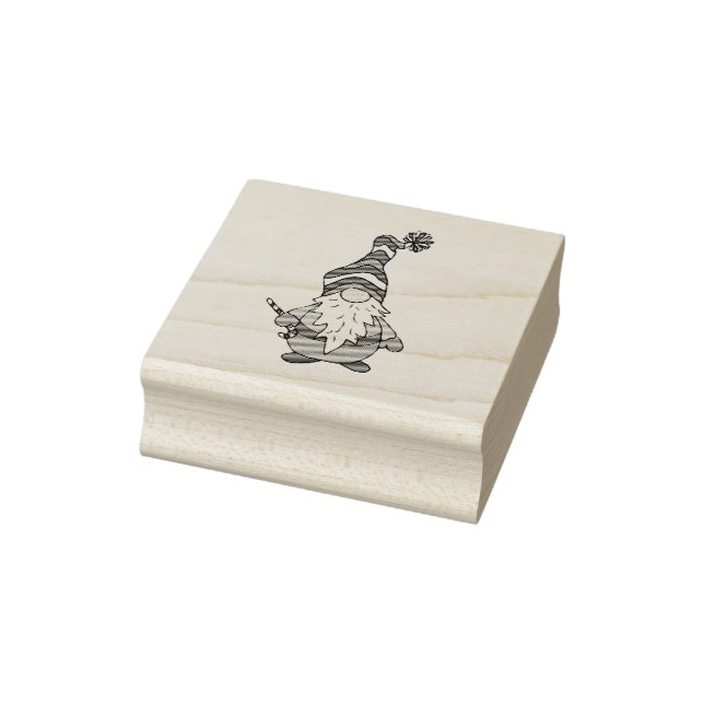 Sello De Caucho Navidades con Candy Cane (Sello)