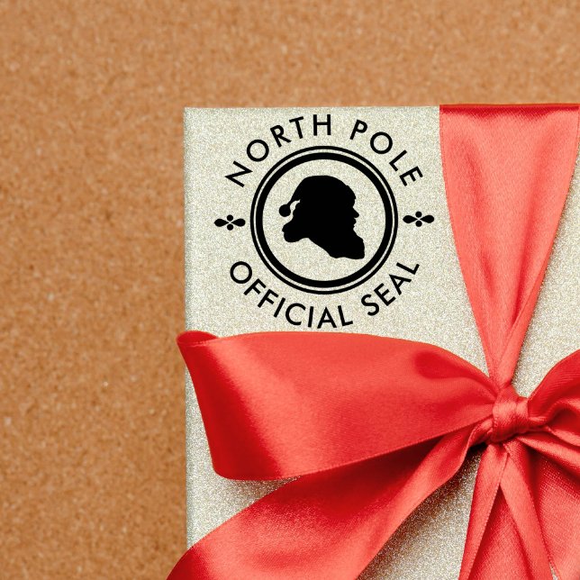 Sello De Caucho Navidades Cute Santa Official North Pole Delivery (Subido por el creador)