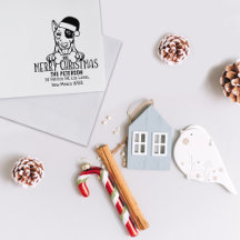 Navidades de perro de Bull Terrier en inglés devue
