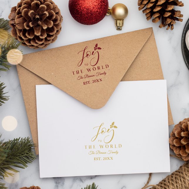 Sello De Caucho Navidades disfrutan al guión caprichoso del mundo (Subido por el creador)