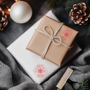 Sello De Caucho Navidades Express Red Classic