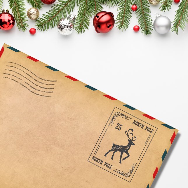 Sello De Caucho Navidades Festival de renos del Polo Norte (Subido por el creador)