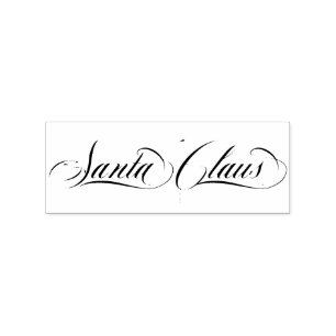 Sello De Caucho Navidades Firmas de Santa Claus IV
