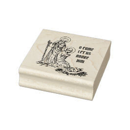 Sello De Caucho Navidades Natividad Jesús María San José Católico