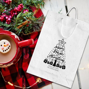 Sello De Caucho Navidades Vegan Feliz Con Amor, Familia Grande