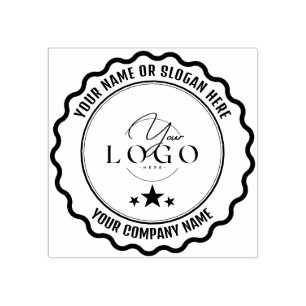 Sello De Caucho NEGOCIO MODERNO Logotipo de negocio personalizad