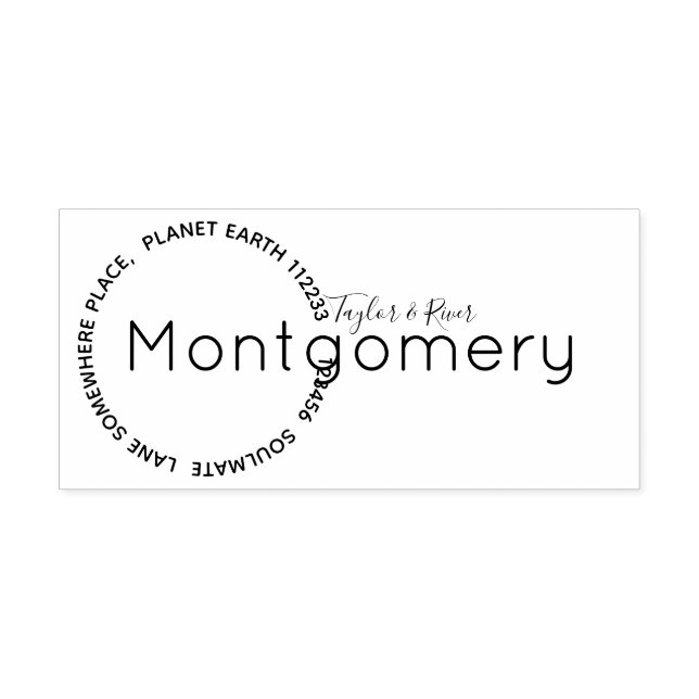 Sello De Caucho Negocios | Crear personal su propia dirección de d (Impresión)