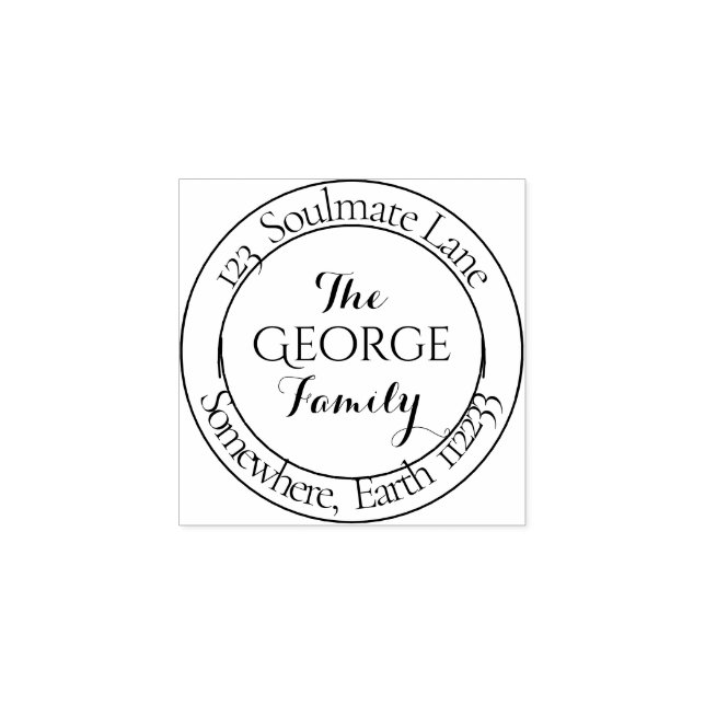 Sello De Caucho Negocios | Personal Cree su propia (Impresión)