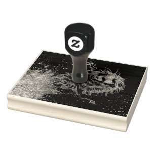 Sello De Caucho Neon Lion