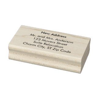Sello De Caucho New Address Custom Rubber Stamps