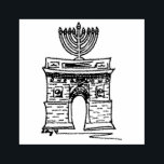 Sello De Caucho New York Hanukkah NYC Washington Square Menorah<br><div class="desc">El sello de caucho presenta un ilustracion original del Washington Square Arch de Nueva York,  "vestido" con una menorah para la festividad de Hanukkah. ¿No ves lo que estás buscando? ¿Necesita ayuda con la personalización? Haga clic en "Contactar con este diseñador" para tener algo creado sólo para usted.</div>