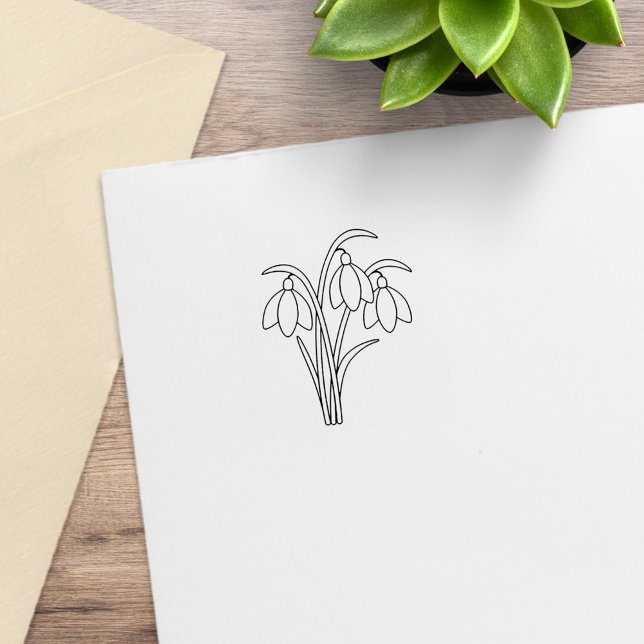 Sello De Caucho Nieve - Flores de primavera 2 (Subido por el creador)