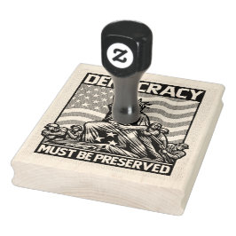 Sello De Caucho Ningún Rey salva la democracia