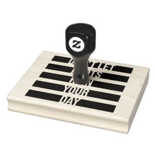 Sello De Caucho No Dejes que los Idiotas Arruinen tu Día Divertido