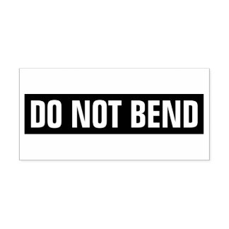 Sello De Caucho No doblar