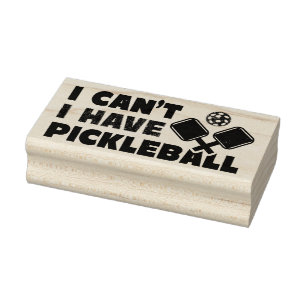Sello De Caucho No puedo tener pelota