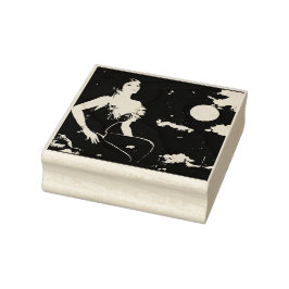 Sello De Caucho Noche en la azotea de París