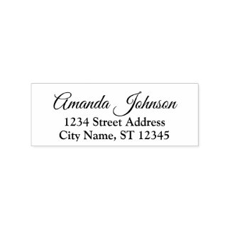 Sello De Caucho Nombre de familia personalizado RSVP Dirección rea