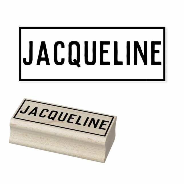 Sello De Caucho Nombre de Jacqueline (Subido por el creador)