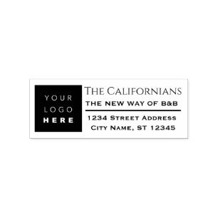 Sello De Caucho Nombre de la compañía de logotipos RSVP Dirección 