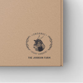 Sello De Caucho Nombre de la granja de leche de queso de cabra