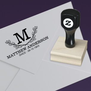 Sello De Caucho Nombre del patrón de bola de golf personalizado Mo
