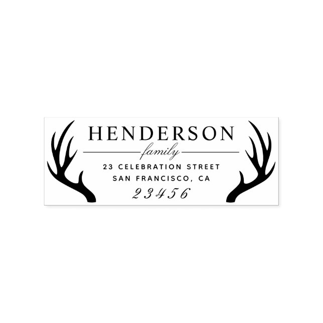 Sello De Caucho Nombre formal de familia de agentes y dirección de (Impresión)