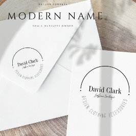 Sello De Caucho Nombre moderno profesional Propietario de pequeñas