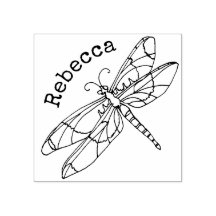 Nombre Monogramado de la libélula