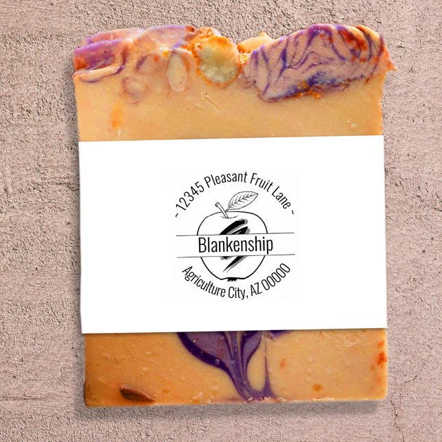 Sello De Caucho Nombre personalizado de la dirección de redondeo d (Subido por el creador)