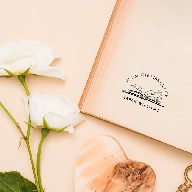 Sello De Caucho Nombre personalizado de los libros de la bibliotec (Subido por el creador)