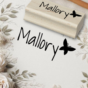 Sello De Caucho Nombre personalizado personalizado simple de marip