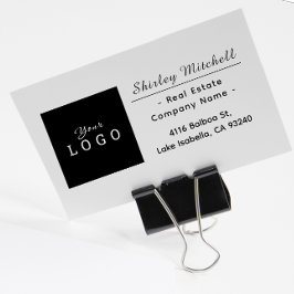 Sello De Caucho Nombre y dirección personalizados del logotipo de 