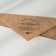 Nombres botánicos personalizados vintage y direcci