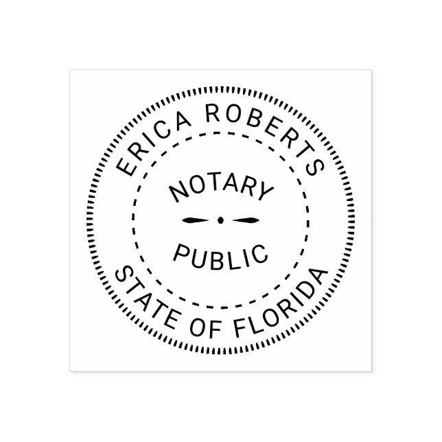 Sello De Caucho Notario Público (Impresión)