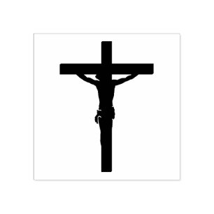 Sello De Caucho Nuestro señor Jesucristo en cruz/el crucifijo