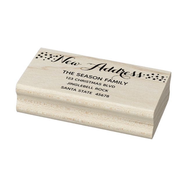 Sello De Caucho Nueva dirección de devolución (Sello)