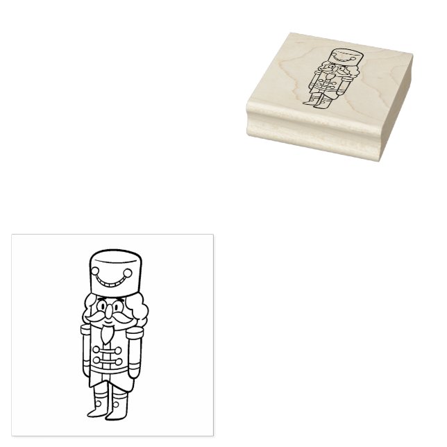 Sello De Caucho Nutcracker de Xmas (Sellado)