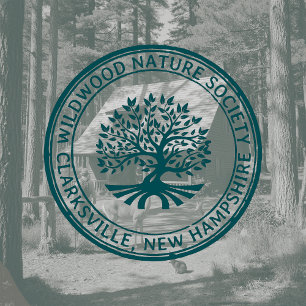 Sello De Caucho Oak Tree Rústica Dirección Naturaleza y Negocio