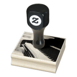 Sello De Caucho Obra de arte de piano cuto