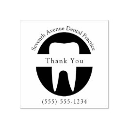 Sello De Caucho Oficina Ortodoncista personalizado Dentista Gracia
