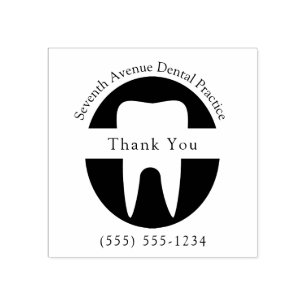 Sello De Caucho Oficina Ortodoncista personalizado Dentista Gracia