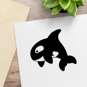 Sello De Caucho Orca Whale