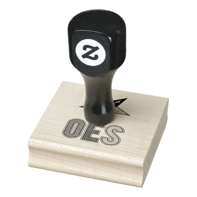 Sello De Caucho Orden De Estrella Del Este (Sello)