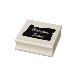 Sello De Caucho Oregon LOVE Rope Black