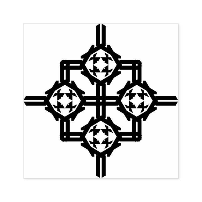 Sello De Caucho Ornamento (Impresión)