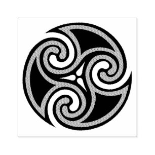 Sello De Caucho Ornamento de Celtic Triskele