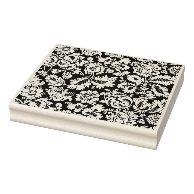 Sello De Caucho Ornamento floral (Sello)