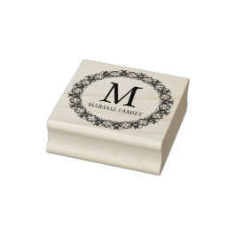 Sello De Caucho Ornaments Monogrammed Modern Design